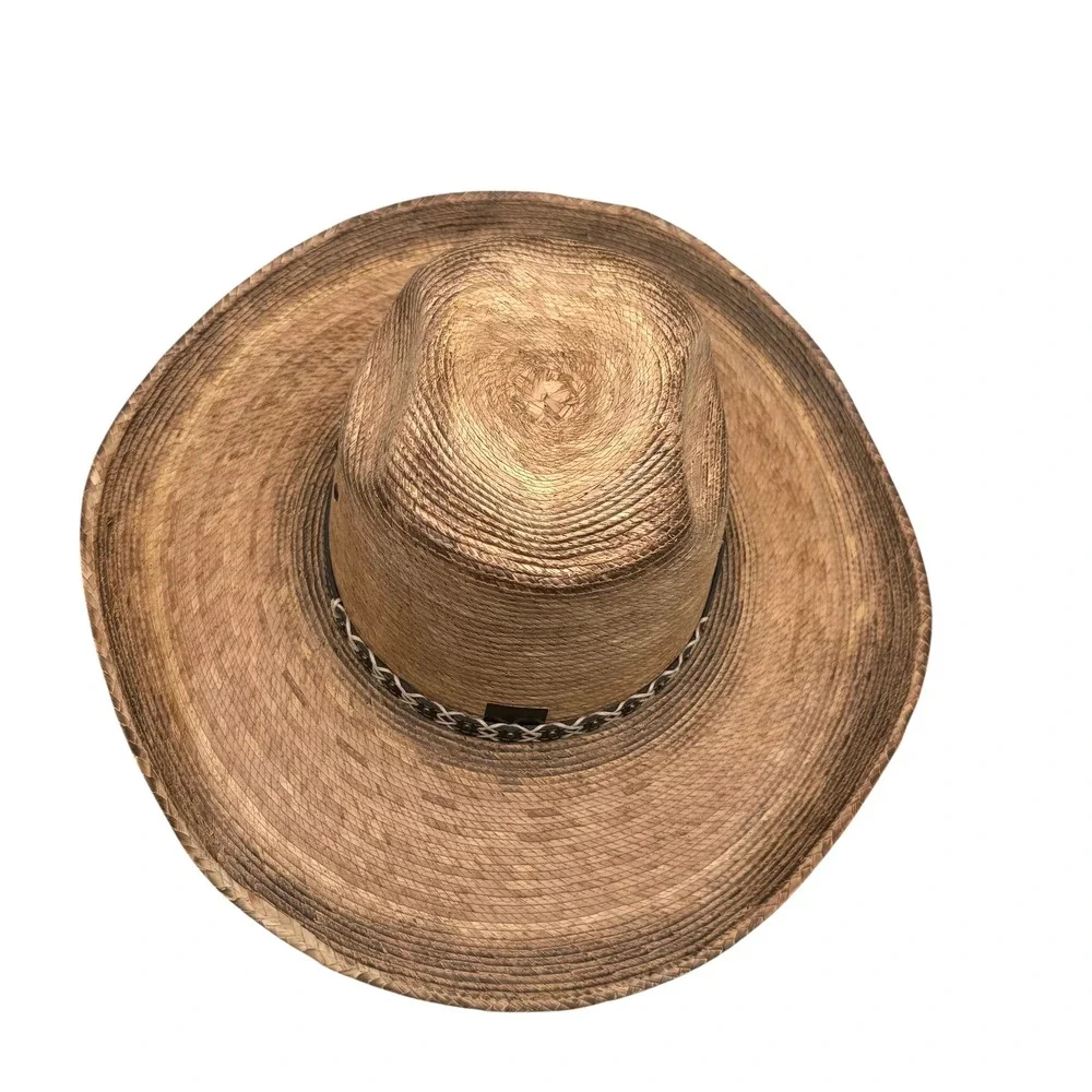 Cody James 20X Straw Cowboy Hat Brown Distressed Western Cattleman Size 7 5/8